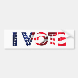 Autocollant De Voiture Je vote