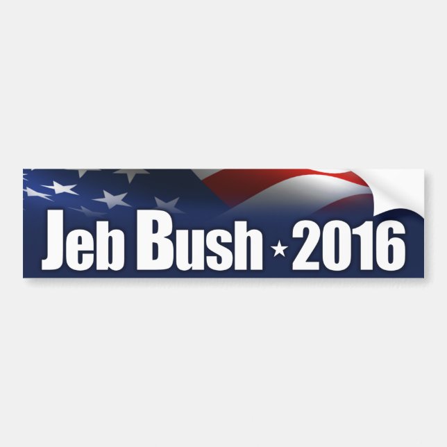 Autocollant De Voiture Jeb Bush pour le président (Devant)