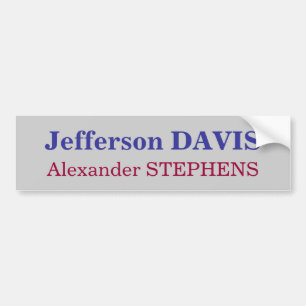 Autocollant De Voiture Jefferson Davis, STEPHENS d'Alexandre