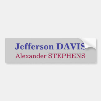 Autocollant De Voiture Jefferson Davis, STEPHENS d'Alexandre