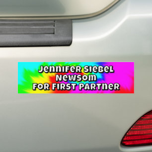 Autocollant De Voiture Jennifer Seibel Newsom comme première partenaire