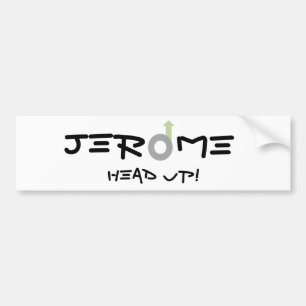 Autocollant De Voiture Jerome, adhésif pour pare-chocs d'AZ