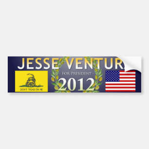 Autocollant De Voiture Jesse Ventura pour le président 2012 - marine,