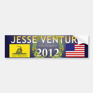 Autocollant De Voiture Jesse Ventura pour le président 2012 - marine,