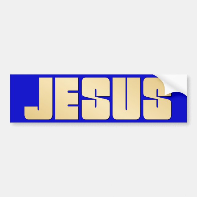 Autocollant De Voiture Jésus (Devant)