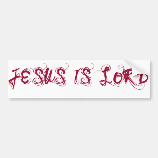 Autocollant De Voiture JÉSUS Bumperstickers (Devant)