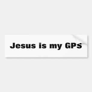 Autocollant De Voiture Jésus est mon GPS