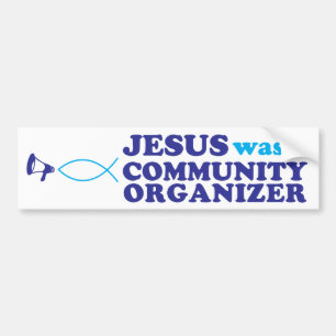 Autocollant De Voiture Jésus était un organisateur de la Communauté