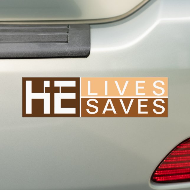 AUTOCOLLANT DE VOITURE JESUS SAVES (En voiture)