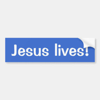 Autocollant De Voiture Jésus vit !