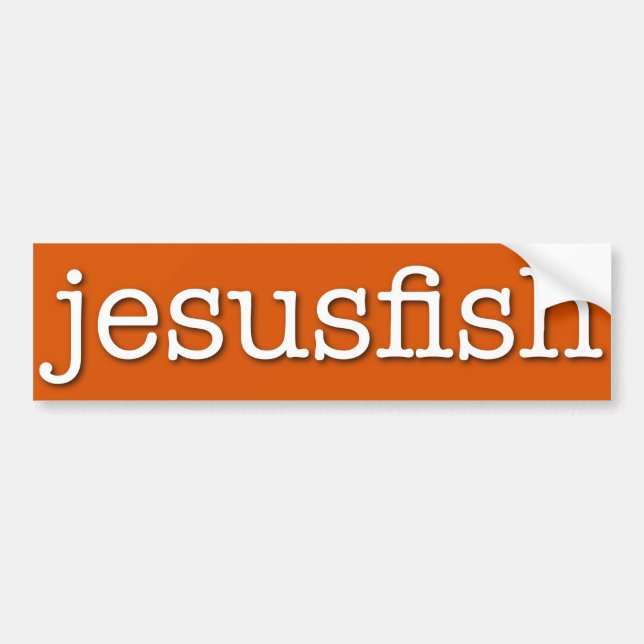 Autocollant De Voiture jesusfish (Devant)