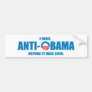 Autocollant De Voiture J'étais Anti-Obama avant que c'ait été T-shirt