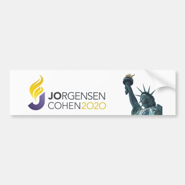 Autocollant De Voiture Jo Jorgensen pour le président Bumper Sticker (Devant)