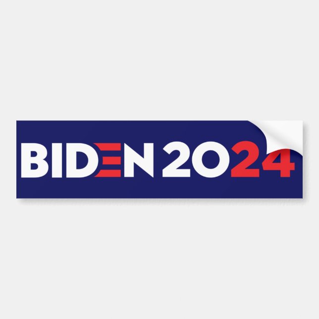 Autocollant De Voiture Joe Biden 2024 (Devant)