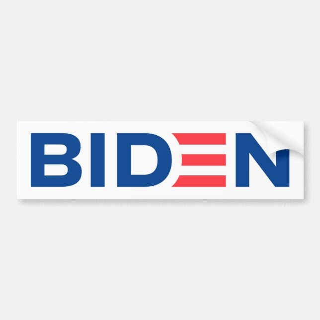Autocollant De Voiture Joe Biden Logo (Devant)