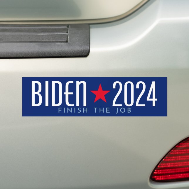 Autocollant De Voiture Joe Biden pour le président 2024 - terminer le tra (En voiture)