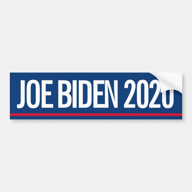 Autocollant De Voiture Joe Biden pour le président démocrate aux élection (Devant)