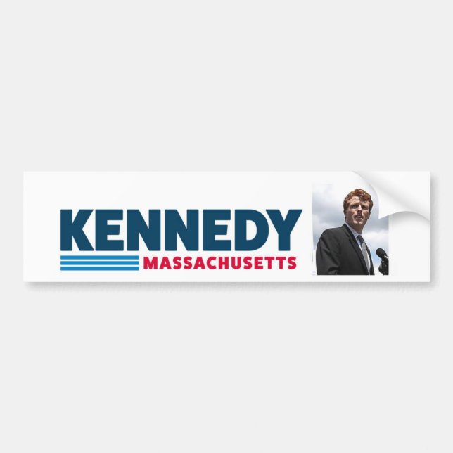 Autocollant De Voiture Joe Kennedy pour le Sénat américain 2020 (Devant)
