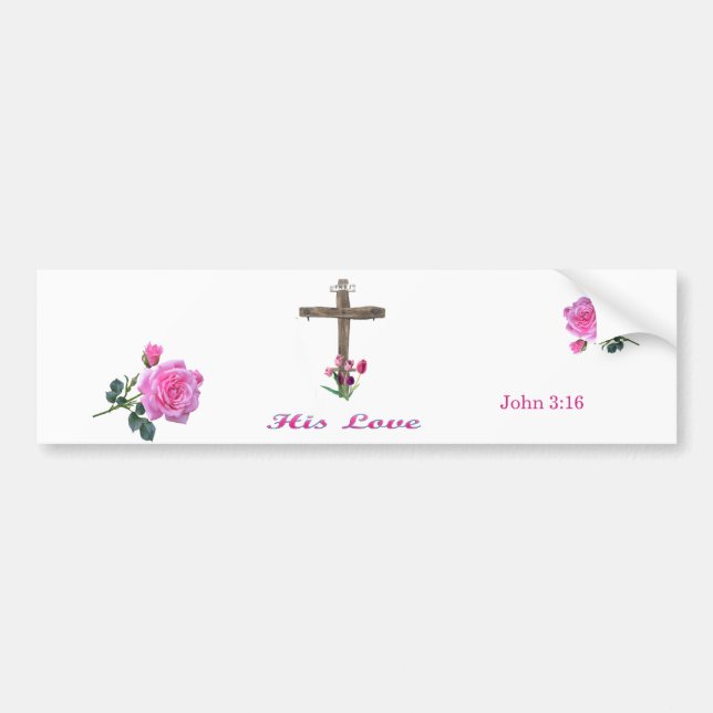 Autocollant De Voiture john 3:16 (Devant)