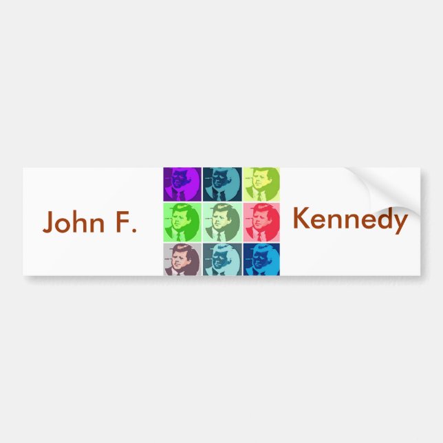 Autocollant De Voiture John F Kennedy (Devant)