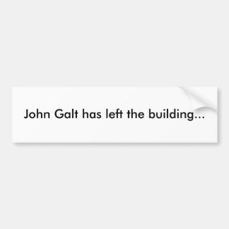 Autocollant De Voiture John Galt a laissé l'adhésif pour pare-chocs de