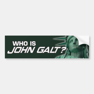 Autocollant De Voiture John Galt Bumpersticker