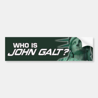 Autocollant De Voiture John Galt Bumpersticker