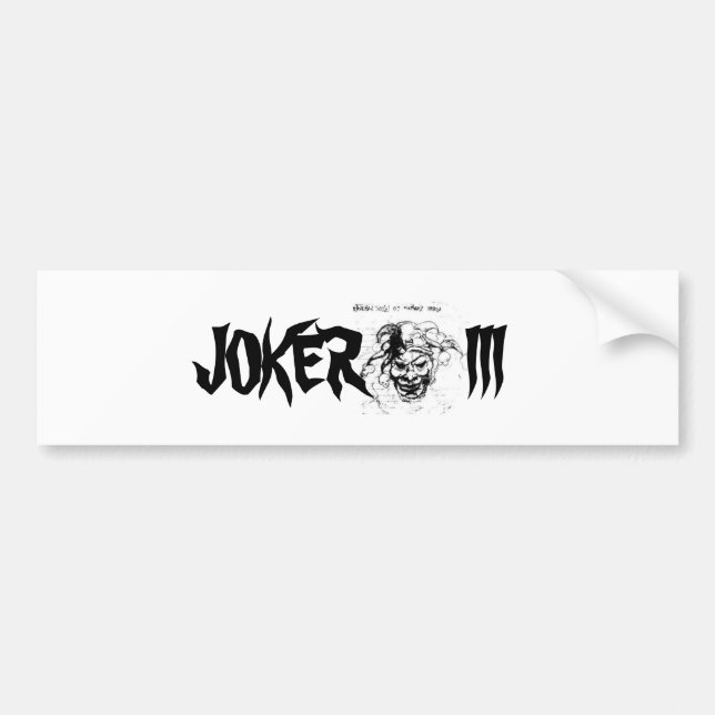 Autocollant De Voiture JokerIII, JOKER      III (Devant)