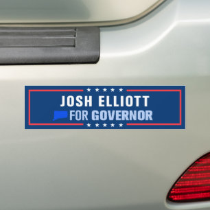 Autocollant De Voiture Josh Elliott pour le gouverneur du Connecticut