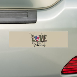 Autocollant De Voiture Jour de nos vétérans Fier jour de vétéran militair