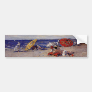 Autocollant De Voiture Jour d'été en bord de mer (Paysage de plage)
