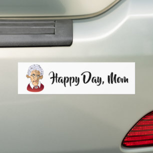 Autocollant De Voiture Joyeux Jour, Humour de la Fête des mères