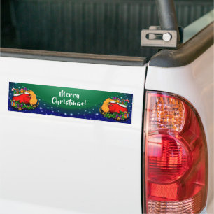 Autocollant De Voiture Joyeux Noël avec Rat Prince