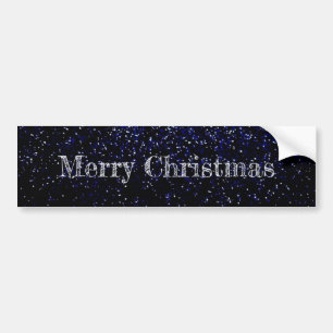Autocollant De Voiture Joyeux Noël Fairy Dust Design