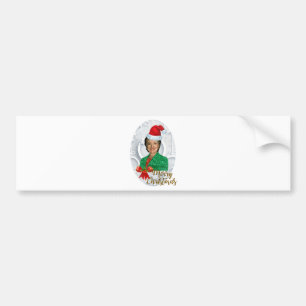 Autocollant De Voiture joyeux Noël Hillary clinton