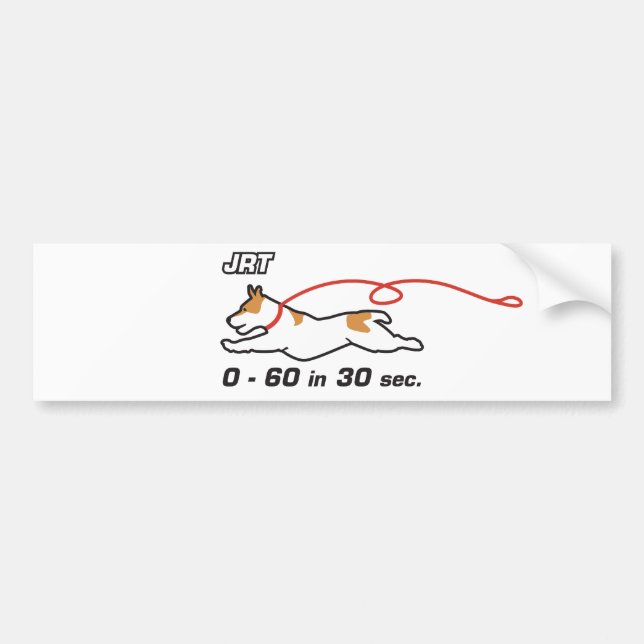 Autocollant De Voiture JRT 0-60 de sec 30 (Devant)