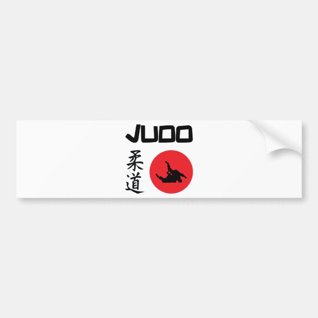 Autocollant De Voiture Judo (Devant)