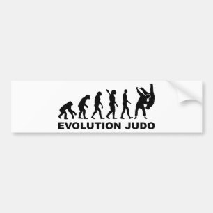 Autocollant De Voiture Judo d'évolution