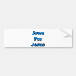 Autocollant De Voiture Juifs pour Jésus