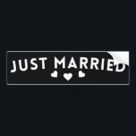 Autocollant De Voiture Just Married<br><div class="desc">Just Married</div>