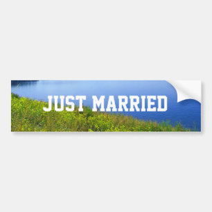 Autocollant De Voiture Juste marié nature sauvage Grand Teton