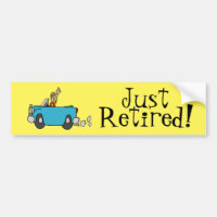 Juste retiré ! Célébration heureuse de retraite