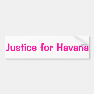 Autocollant De Voiture Justice pour La Havane