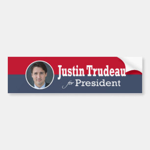 Autocollant De Voiture Justin Trudeau pour le Président adhésif pour