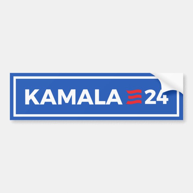 AUTOCOLLANT DE VOITURE KAMALA 2024 (Devant)