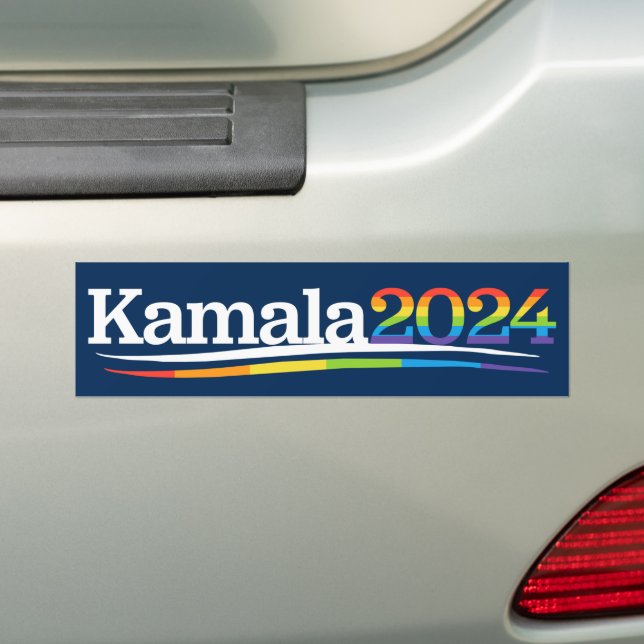 Autocollant De Voiture Kamala 2024 LGBTQ (En voiture)