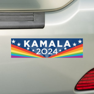 Autocollant De Voiture Kamala 2024 LGBTQ
