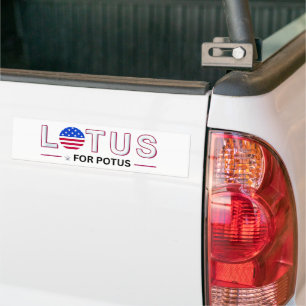 Autocollant De Voiture Kamala Harris 2024 Lotus pour Potus