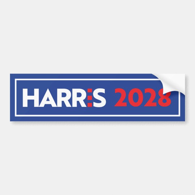 Autocollant De Voiture Kamala Harris 2028 (Devant)