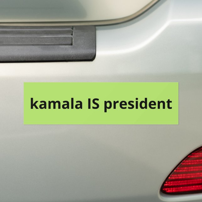 Autocollant De Voiture Kamala Harris est la présidente des élections de 2 (En voiture)